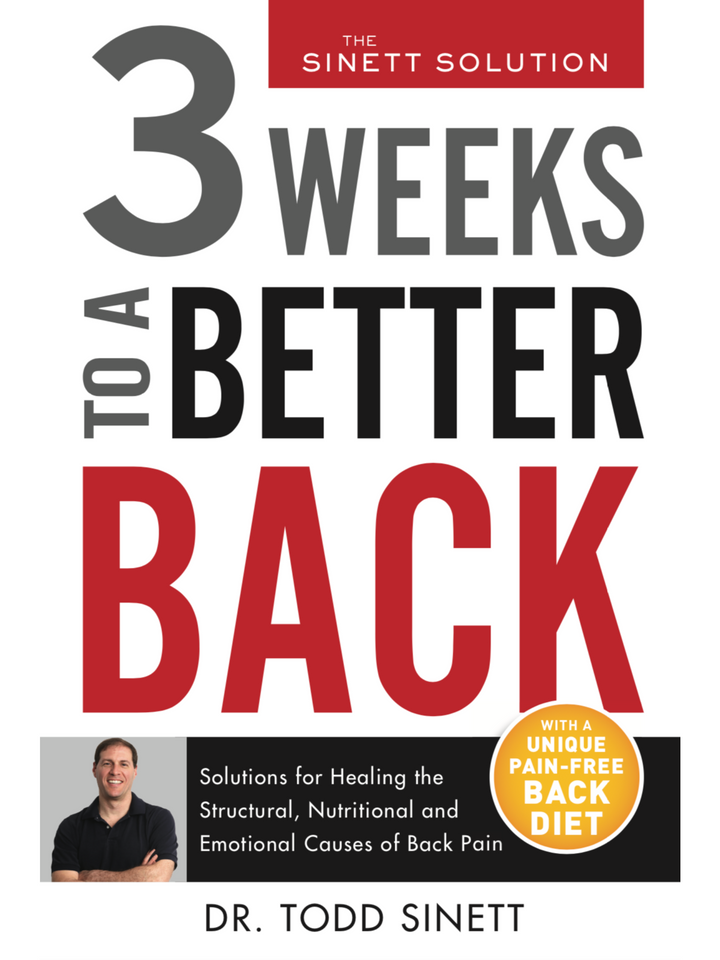 Paperback book --- Three Weeks To A Better Back