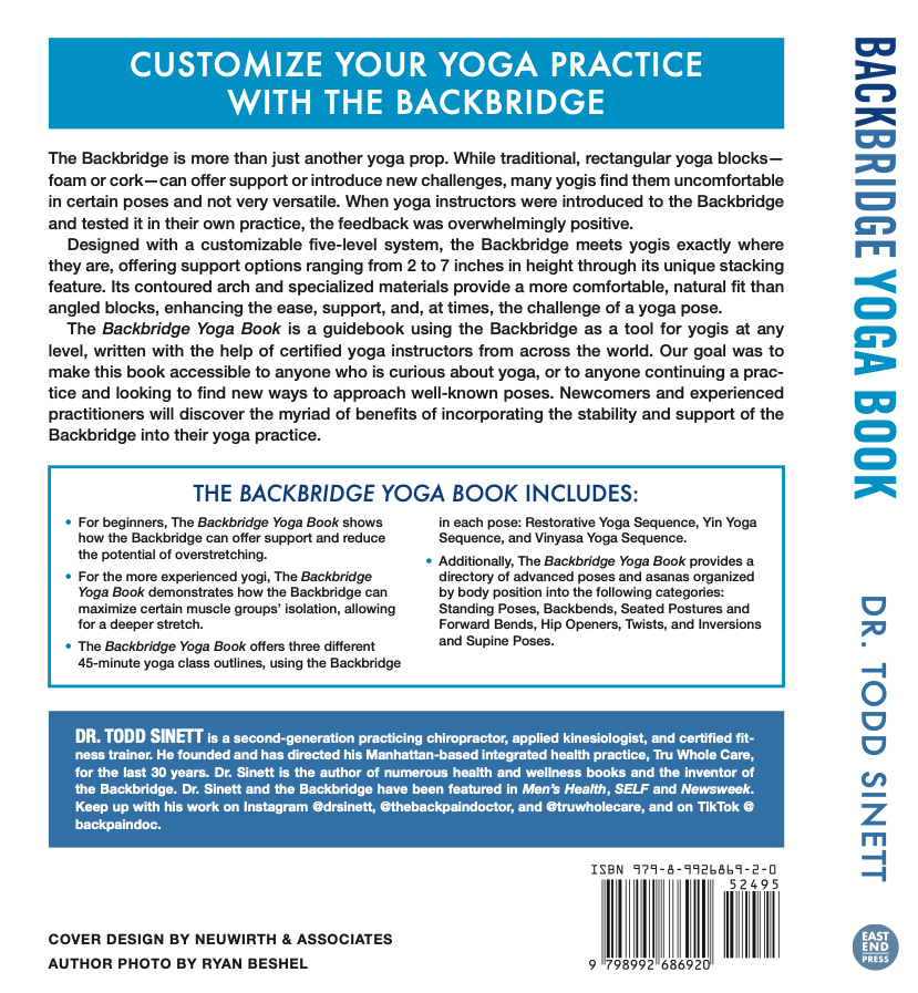 Paperback Book -- The Backbridge YOGA BOOK
