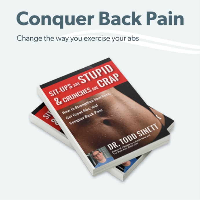 Conquer back pain with no more sit-ups and crunches